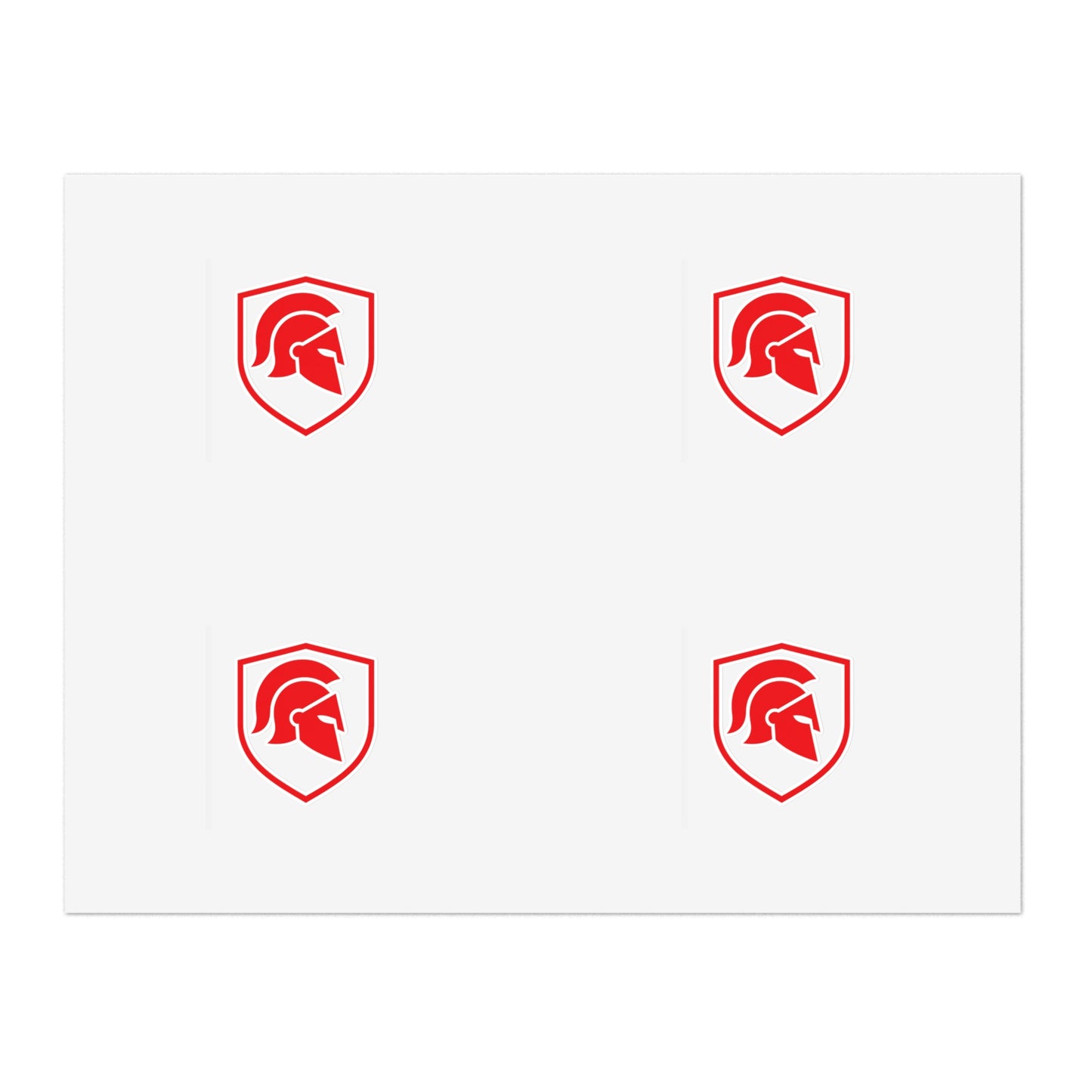 FIGWORKS emblem stickers on premium white sheet.