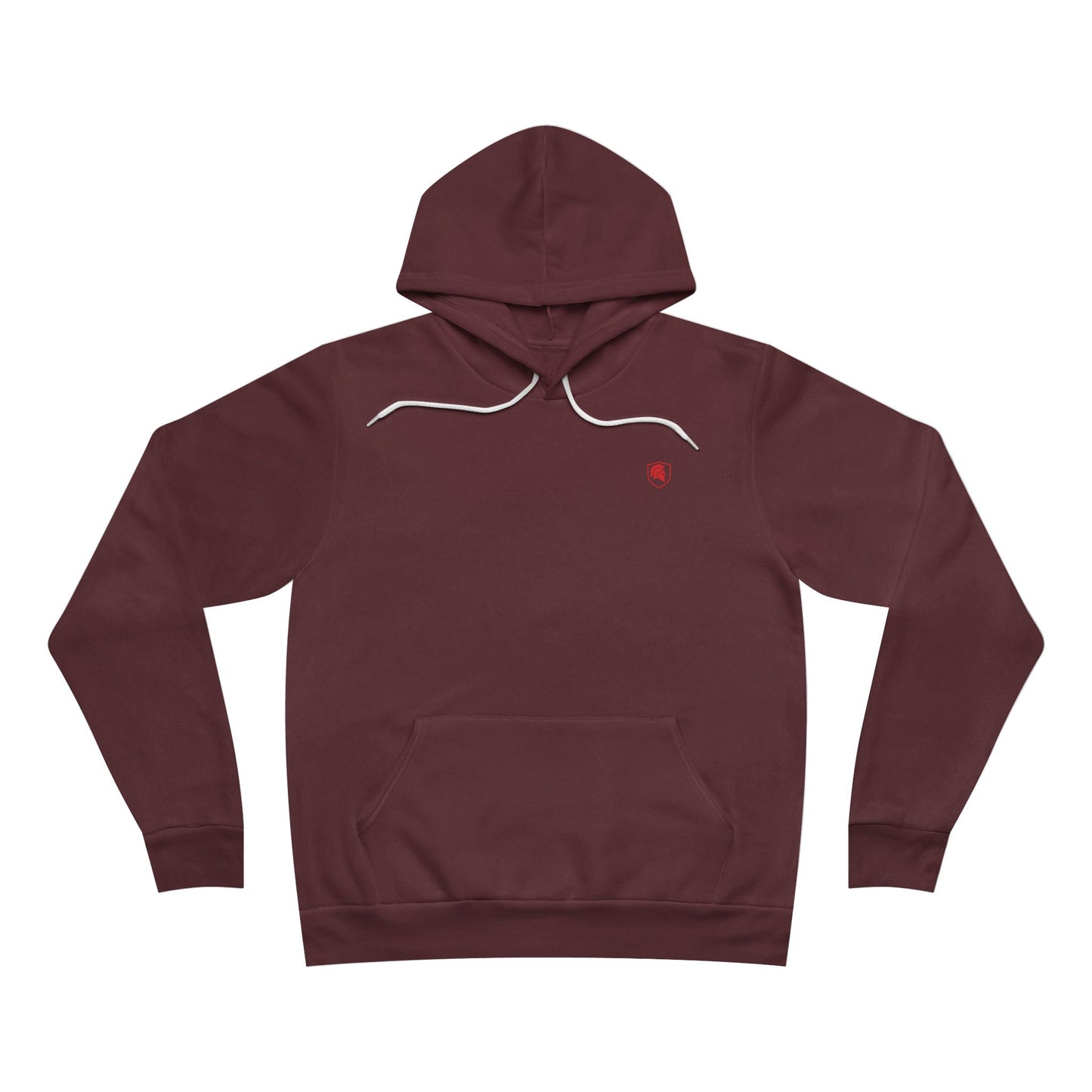 FIGWORKS Core Midweight Hoodie in Maroon — front view