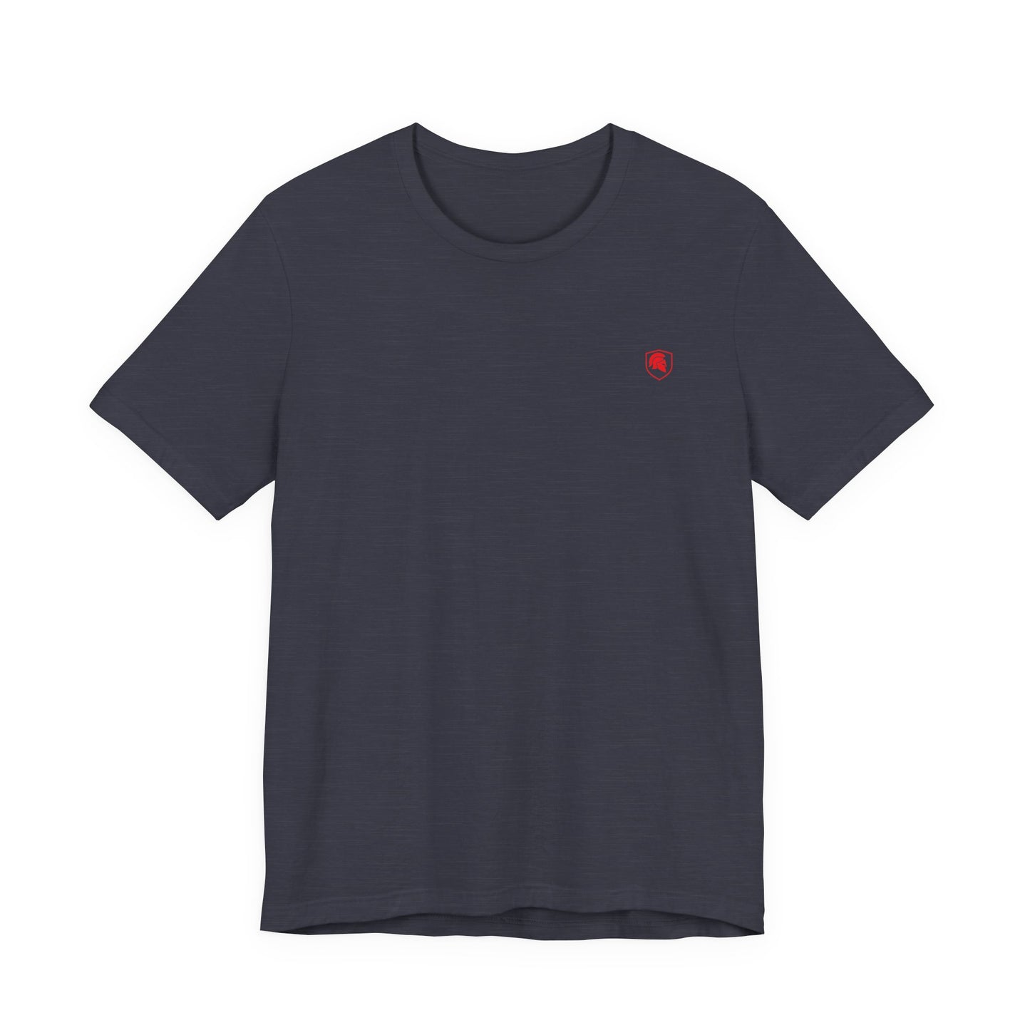 FIGWORKS Core Tee in Athletic Heather — navy unisex cotton t-shirt