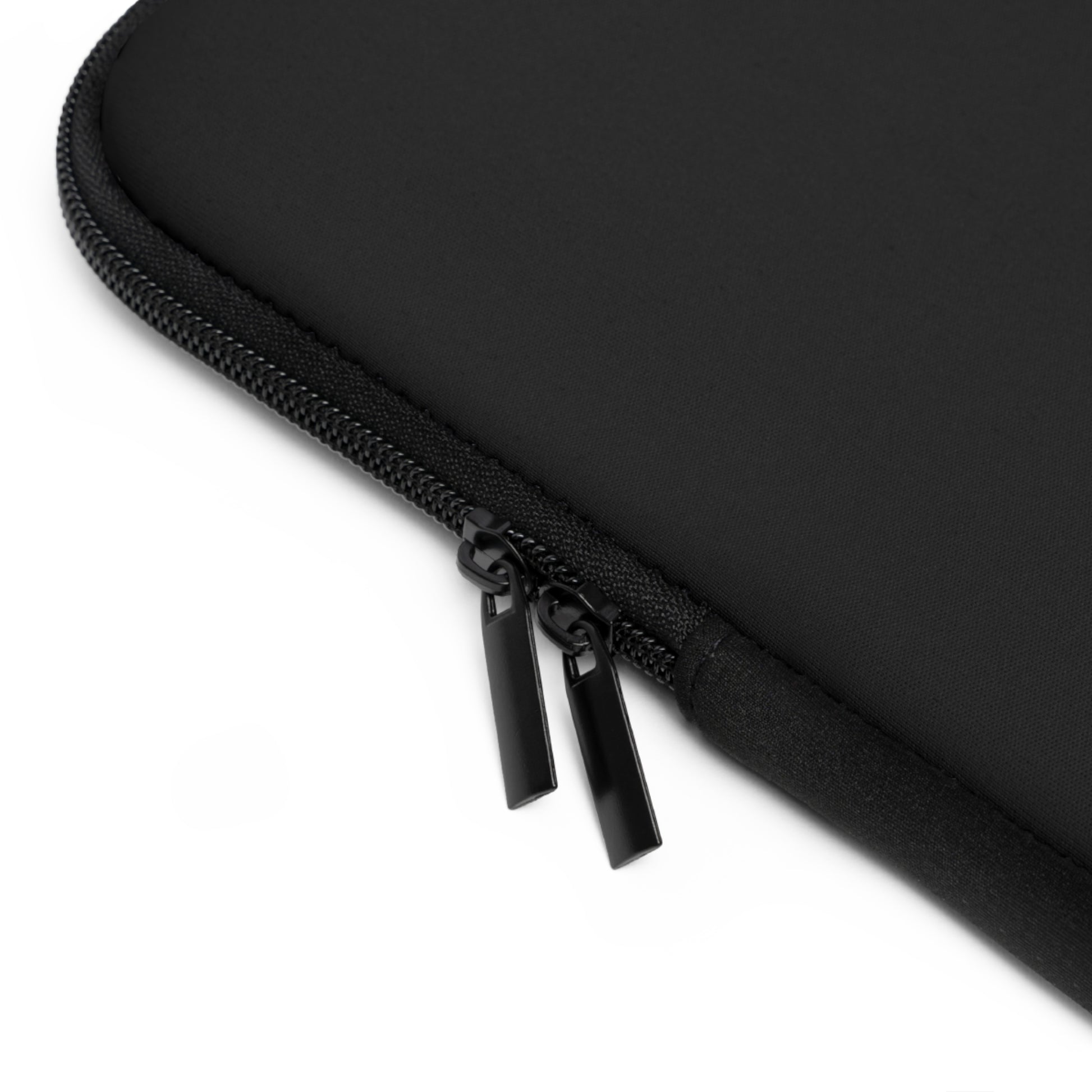 Water-resistant neoprene laptop sleeve with dual zipper closure