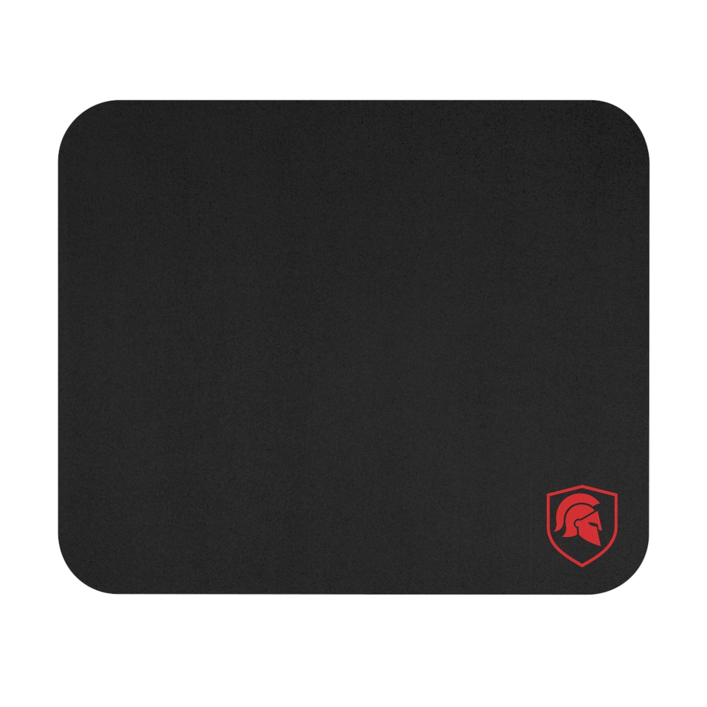 Black mouse pad with a small red FIGWORKS emblem in the bottom corner