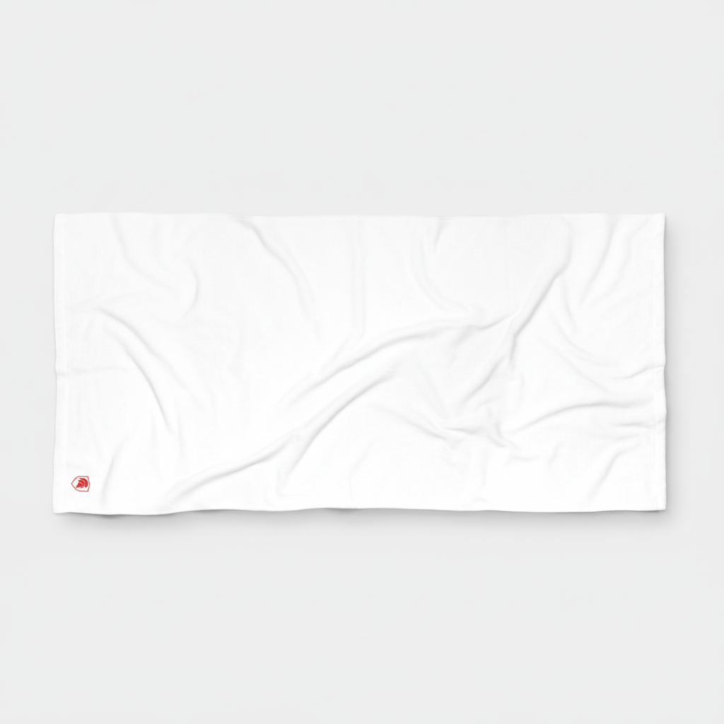 FIGWORKS Gym Towel with gray background